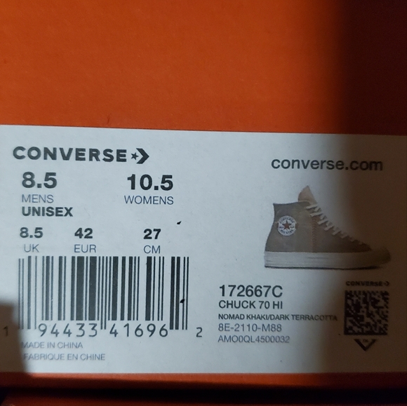 Converse Chuck 70 Hi Unisex 172667C - Picture 7 of 11